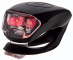 FA 71 N Fanalino in Silicone Frog posteriore 2 Led 2 funzioni Azzurro (batt. incl.)